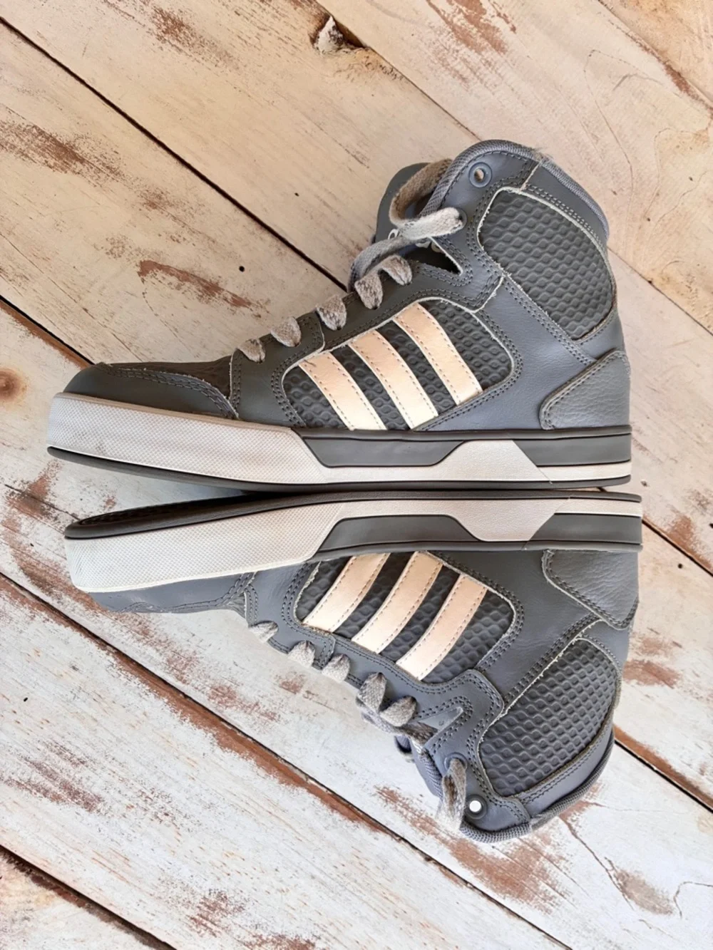 Adidas Neo Raleigh Mid retro basketball sneakers streetwear sz 6.5 men’s Rare